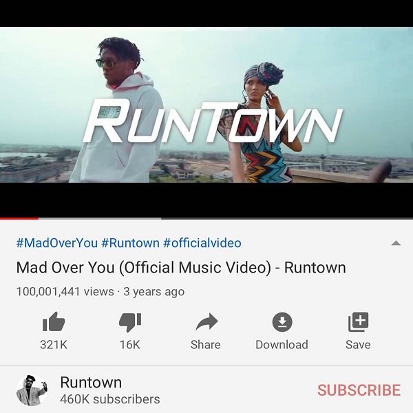 Runtown Mad Over You